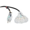 25 Ft. 120VAC NEMA 15 Male to  3 Socket Female Power-Extension Cord 14 AWG