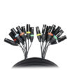 8 Ft. 8-Channel XLR3-F to XLR3-M Balanced Snake Cable