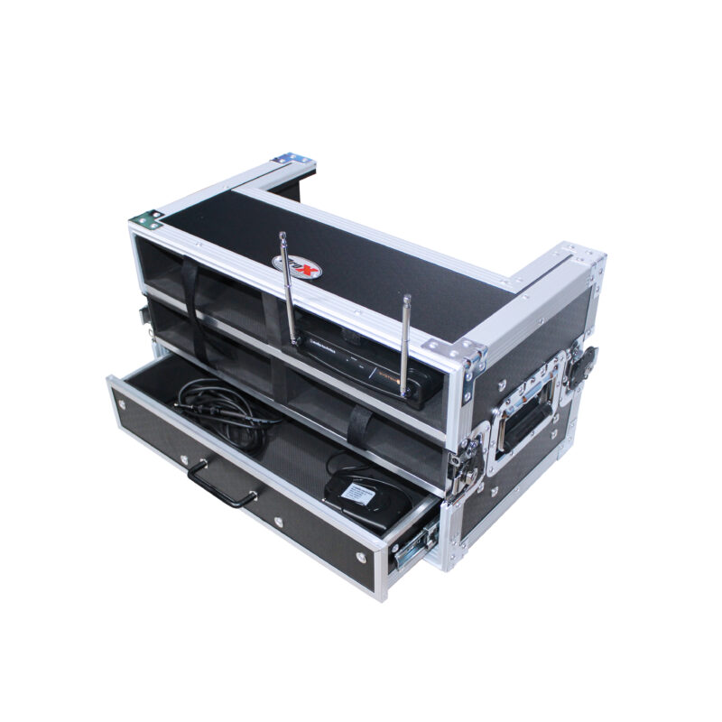 Wireless Microphone Case for 4 Units & Handheld Storage Plus 1 (2U ...