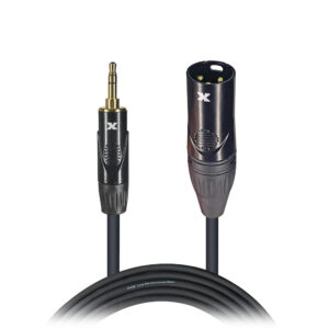 10 Ft. Unbalanced 1/8" (3.5mm) TRS-M Mini to XLR3-M High Performance Audio Cable