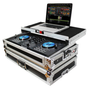 Flight Case for Numark MixTrack 3 Pro 3 and Platinum Digital Controller W-Laptop Shelf