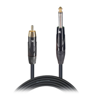 10 Ft. Unbalanced RCA Male to 1/4" Male  High Performance Audio Cable