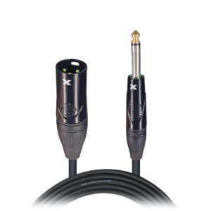 10 Ft. Unbalanced 1/4" TS-M to XLR3-M High Performance Audio Cable