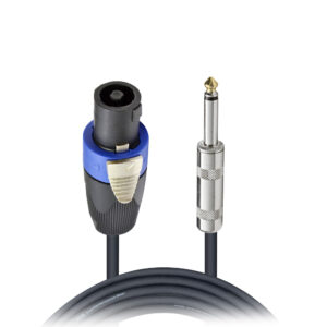 25 Ft. 12 AWG SpeakOn to 1/4" TS High Performance Speaker Cable