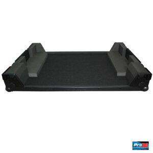 Flight Case for Numark NS7iii or NS7ii Digital Controller W-Wheels | Black on Black