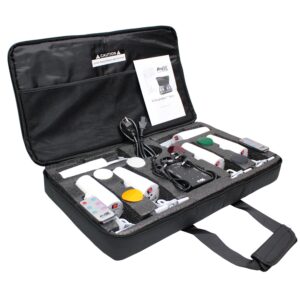 SimpleSpot Six Cordless Battery Powered PinSpots W-Case, Charger and Color Gel Filters