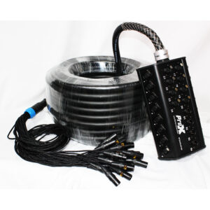 100 Ft Stage Box Snake 24 XLR-F Input 4 XLR-M Return