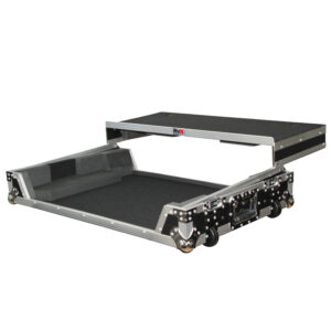 Flight Case for Numark NS7iii or NS7ii Digital Controller W-Wheels & Laptop Shelf