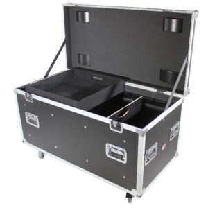 ATA Utility Flight Travel Heavy-Duty Storage Road Case with 4" in casters – 47.2"x23.6"x23.6" Exterior