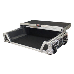Flight Case for Pioneer XDJ-R1 Digital Controller W-Sliding Laptop Shelf and Wheels