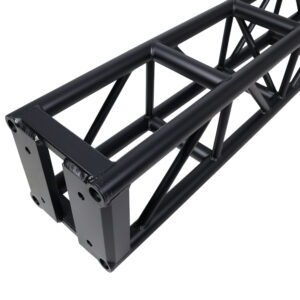 8 Ft. BoltX Black Bolted 12 Inch Professional Box Truss Segment | 3mm Wall – Black Finish
