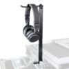 Headphone Pole Stand For Cases 12" Shaft with Rotating Hook
