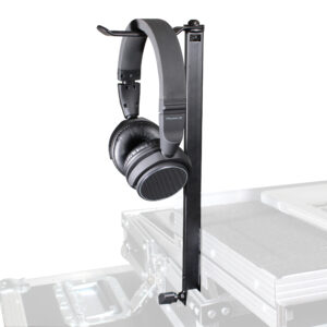 Headphone Pole Stand For Cases 12" Shaft with Rotating Hook