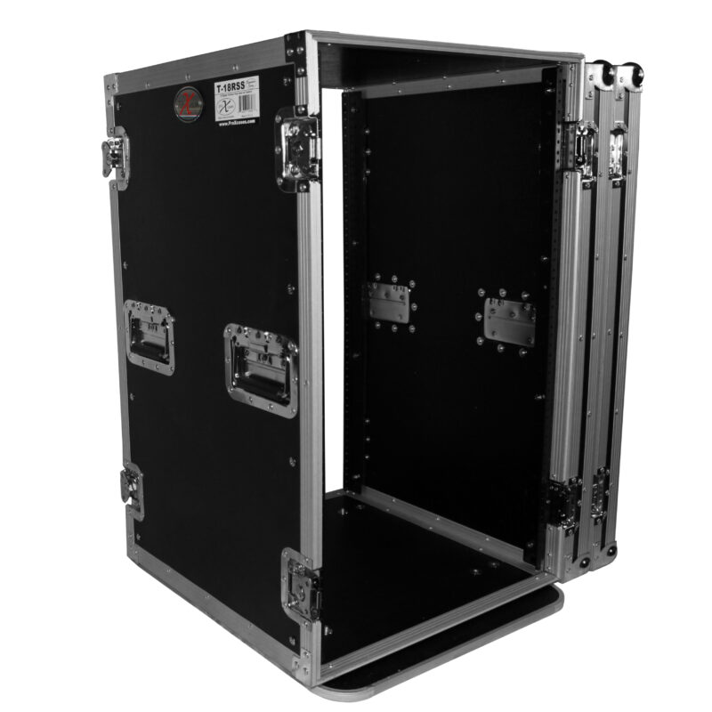 18U Space Amp Rack Mount ATA Flight Case 19 Inch Depth W-Casters – Sigmet