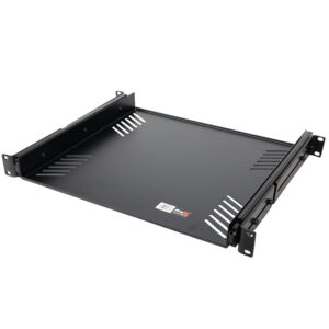 1U Ventilated Sliding Rack Tray Shelf  – 19" Standard Rack Mount