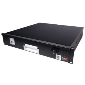 2U Rack Space 18" Depth Rack Mount Drawer for Audio, DJ, and IT Server rack cases.