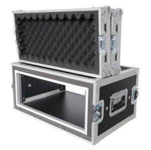 4U Vertical Shockproof Effects Rack 14" Depth Rail to Rail with Handles