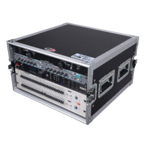 6U Space Amp Rack Mount ATA Flight Case 19" Depth