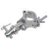 Pro Clamp with Hinge, Adjustable 180-degree Half Coupler, Pin, and Safety clip