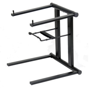 Foldable Portable Laptop Stand W/Adjustable Shelf BLACK
