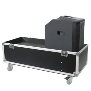 Flight Case for 2 EV Evolve 50 Compact Array Systems W/Wheels ATA Style
