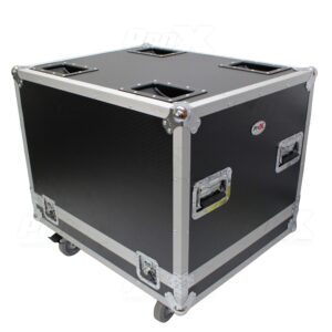 Flight Case for RCF SUB 8004-AS &  RCF SUB 708-AS II Subwoofer Speakers W-4 In. Wheels