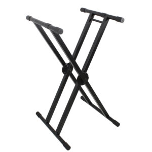 DJ Case/Keyboard Stand Double X Style W/Ergo Easy Lock
