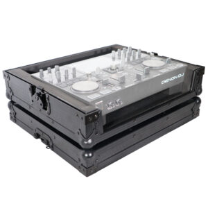 ATA Style Flight Travel Case for Denon DJ Prime Go Digital Controller - Black On Black