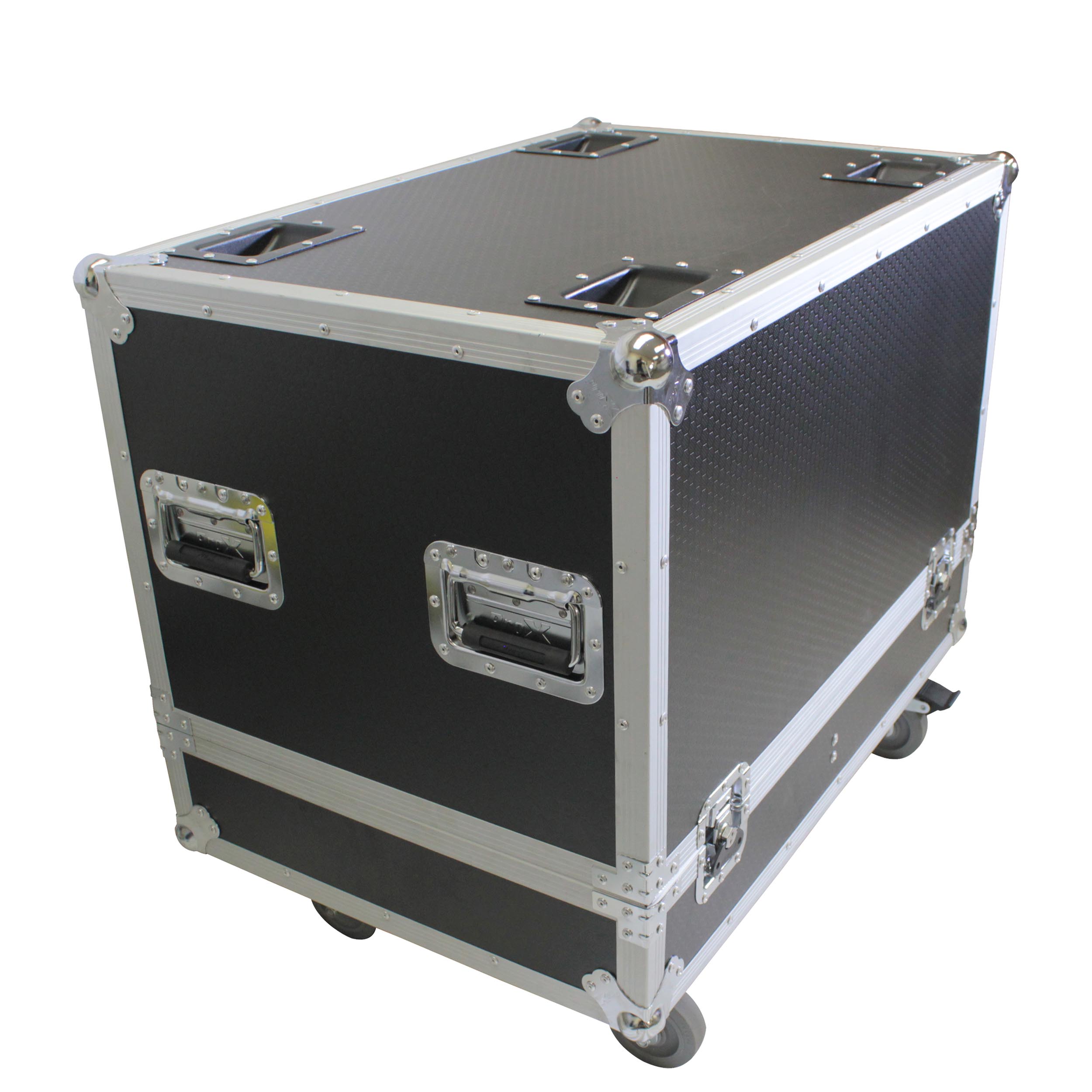 X-RCF-HDL6A_LA_X4W-_Line_Array_Speaker_Flight_Case_W-Wheels_Holds_4_Speakers-06