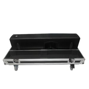 Flight Case for Two RCF NX L24-A Column Array Speakers W/4 Inch Casters