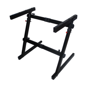 Heavy Duty Z-Stand Keyboard/Case Stand with Adjustable Width and Height