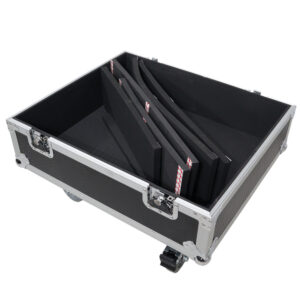 Subwoofer Speaker Flight Case w/ Casters Interior 25 L x 21" W x 25" H For RCF SUB 905-AS II & RCF SUB 705-AS II