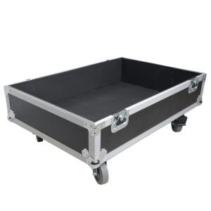 Universal Line Array Speaker Flight Case with Caster Wheels – Holds QSC KS118