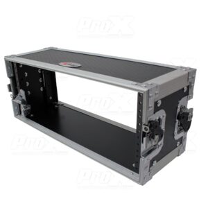 4U Deluxe Effects Rack  7" Deep Rail to Rail W/Handle