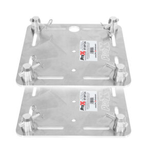 Pack of Two 12" Aluminum Base Plates Fits most Manufacturers F34 Trussing with Conical Connectors 6mm