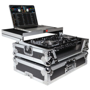 Flight Case for Denon DNMC6000 - MC6000MK2 Digital Controller W-Laptop Shelf