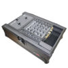 Flight Case for Large Format 10 In. DJ Mixers | Black on Black