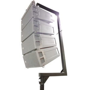 Telescopic C-Shape Support for Small Line Array Speakers  | Max. Load 150 lbs