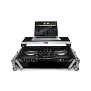Flight Case for Numark NS6II Digital Controller W-Sliding Laptop Shelf