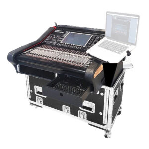 Flip-Ready Detachable Easy Retracting Hydraulic Lift Case With 2U for Digico SD9 Digital Mixing Console by ZCase®