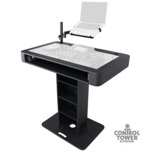 Control Tower DJ Podium for Pioneer DDJ-REV7 XDJ-XZ DDJ-1000 RANE One - Black Finish